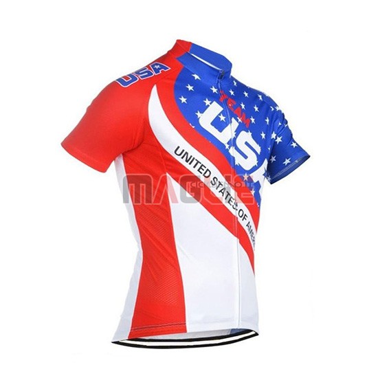 2018 Maglia USA Manica Corta Blu e Rosso - Clicca l'immagine per chiudere